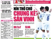 Bóng đá anh, ngoại hạng anh, lịch thi đấu euro 2012, Đọc TT&VH ngày 15/8: Nín thở chờ chung kết sân Vinh
